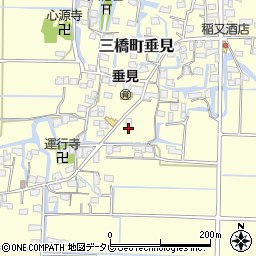 福岡県柳川市三橋町垂見990周辺の地図