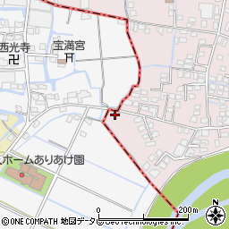 福岡県みやま市瀬高町上庄571周辺の地図