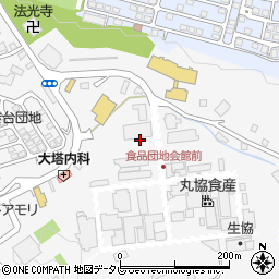 岩田産業株式会社　佐世保支店周辺の地図