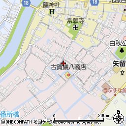 福岡県柳川市矢留本町121周辺の地図