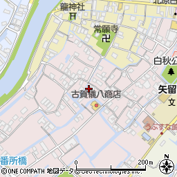 福岡県柳川市矢留本町121周辺の地図