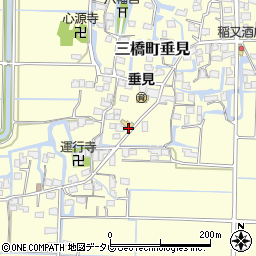 福岡県柳川市三橋町垂見991周辺の地図