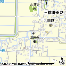 福岡県柳川市三橋町垂見1063周辺の地図