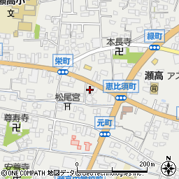 福岡県みやま市瀬高町下庄1954周辺の地図