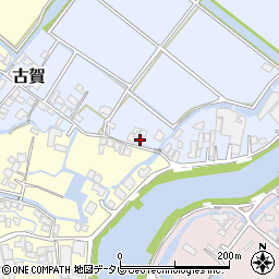 福岡県柳川市古賀331周辺の地図