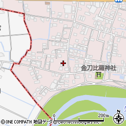 福岡県みやま市瀬高町上庄580-8周辺の地図