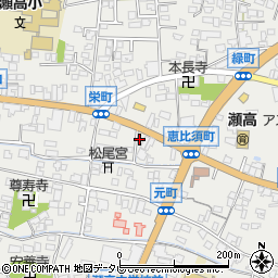 福岡県みやま市瀬高町下庄1603周辺の地図