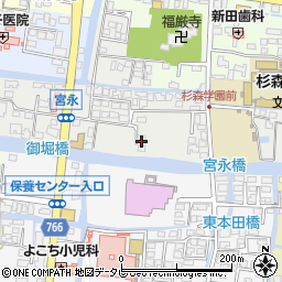 福岡県柳川市宮永町16周辺の地図