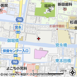 福岡県柳川市宮永町16周辺の地図