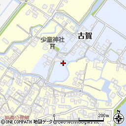 福岡県柳川市古賀380周辺の地図