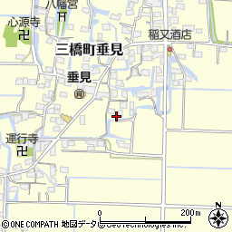 福岡県柳川市三橋町垂見962周辺の地図