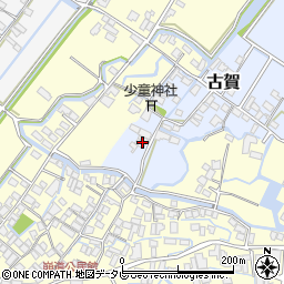 福岡県柳川市古賀364周辺の地図