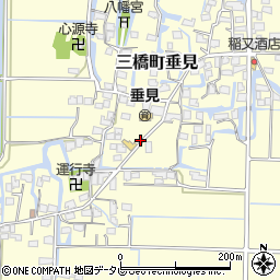 福岡県柳川市三橋町垂見986周辺の地図