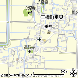 福岡県柳川市三橋町垂見999周辺の地図