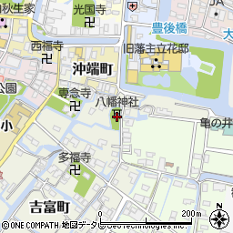 福岡県柳川市吉富町32周辺の地図