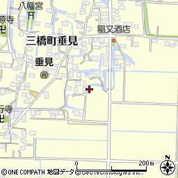 福岡県柳川市三橋町垂見1441周辺の地図