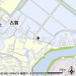 福岡県柳川市古賀335周辺の地図