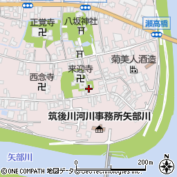 納骨堂周辺の地図