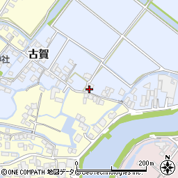 福岡県柳川市古賀335-2周辺の地図