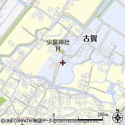 福岡県柳川市古賀385周辺の地図