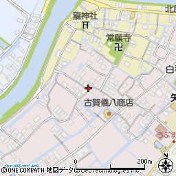 福岡県柳川市矢留本町349周辺の地図