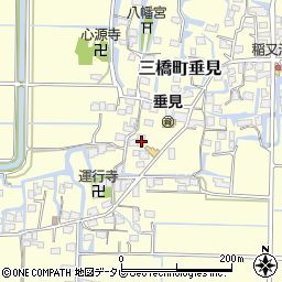 福岡県柳川市三橋町垂見1001周辺の地図