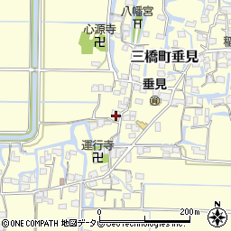 福岡県柳川市三橋町垂見1027周辺の地図