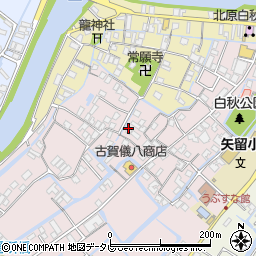 福岡県柳川市矢留本町117周辺の地図