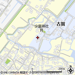 福岡県柳川市古賀362周辺の地図