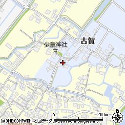 福岡県柳川市古賀387周辺の地図