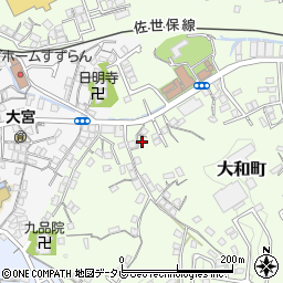 長崎県佐世保市大和町303周辺の地図