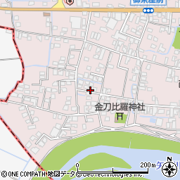 福岡県みやま市瀬高町上庄606-15周辺の地図