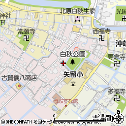 福岡県柳川市矢留本町35周辺の地図