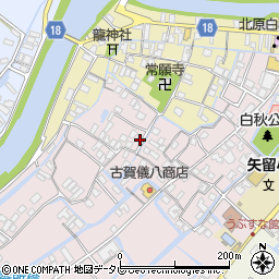 福岡県柳川市矢留本町335周辺の地図