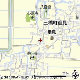 福岡県柳川市三橋町垂見1026周辺の地図