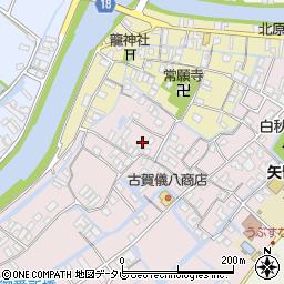 福岡県柳川市矢留本町348周辺の地図