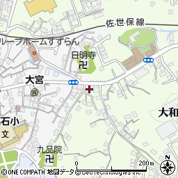 長崎県佐世保市大和町202周辺の地図