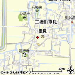 福岡県柳川市三橋町垂見1005周辺の地図