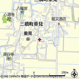 福岡県柳川市三橋町垂見957周辺の地図