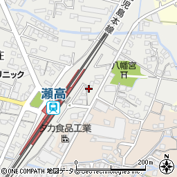 福岡県みやま市瀬高町下庄2442周辺の地図