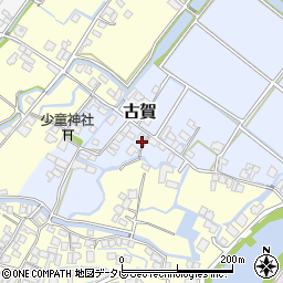 福岡県柳川市古賀384周辺の地図