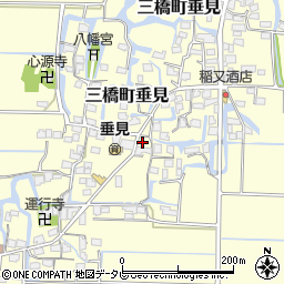 福岡県柳川市三橋町垂見975周辺の地図