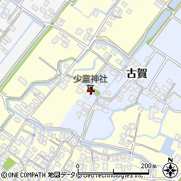 福岡県柳川市古賀359周辺の地図