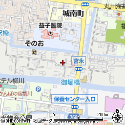 福岡県柳川市宮永町35周辺の地図