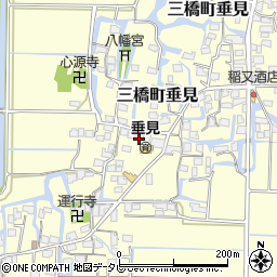 福岡県柳川市三橋町垂見983周辺の地図