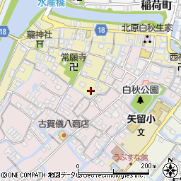 福岡県柳川市矢留町7周辺の地図