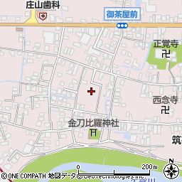 福岡県みやま市瀬高町上庄599-1周辺の地図