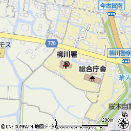 福岡県柳川市三橋町今古賀53-1周辺の地図