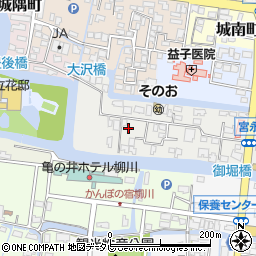 福岡県柳川市宮永町43-5周辺の地図