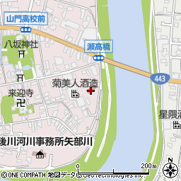 上庄公民館周辺の地図